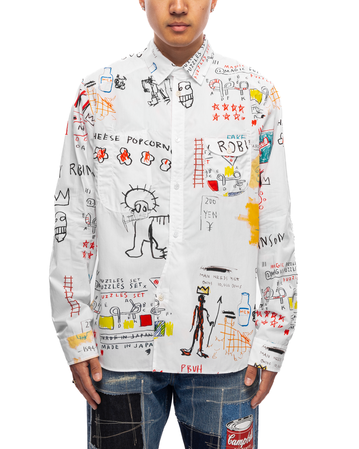 Junya Watanabe MAN Jean Michel Basquiat x LS Shirt – LIKELIHOOD