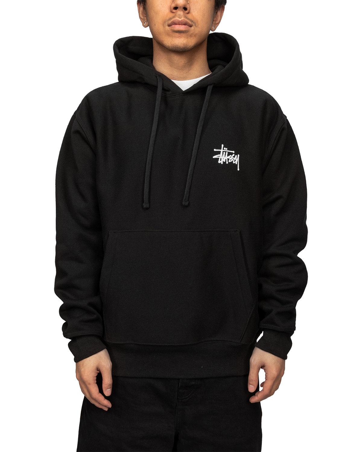 Outlet Stussy Hoodie Black M