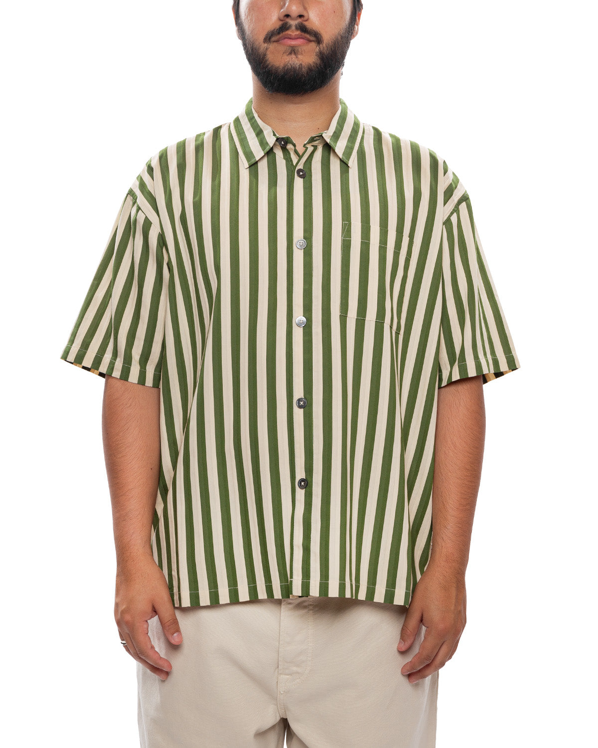 Stussy Flat Bottom Stripe Shirt 