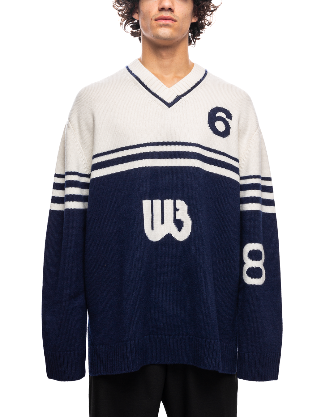 通販販売が好調 Wales Bonner Motif Jumper sizeM - トップス