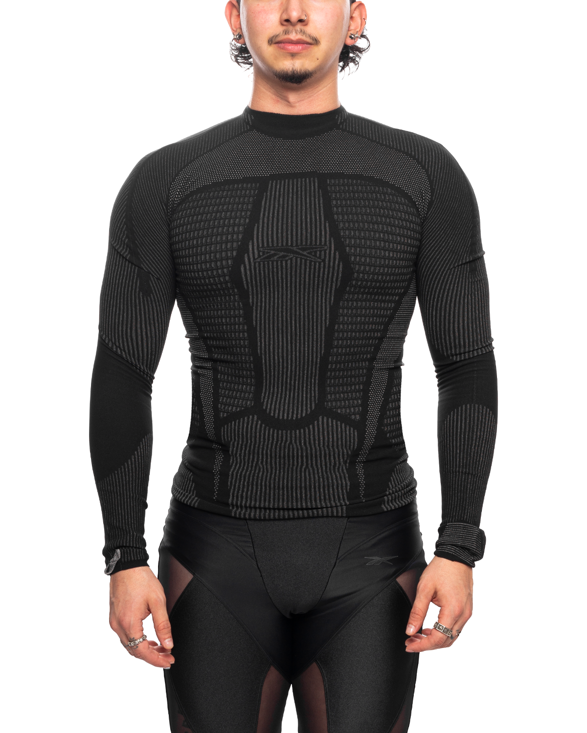 Reebok long 2024 sleeve compression shirts