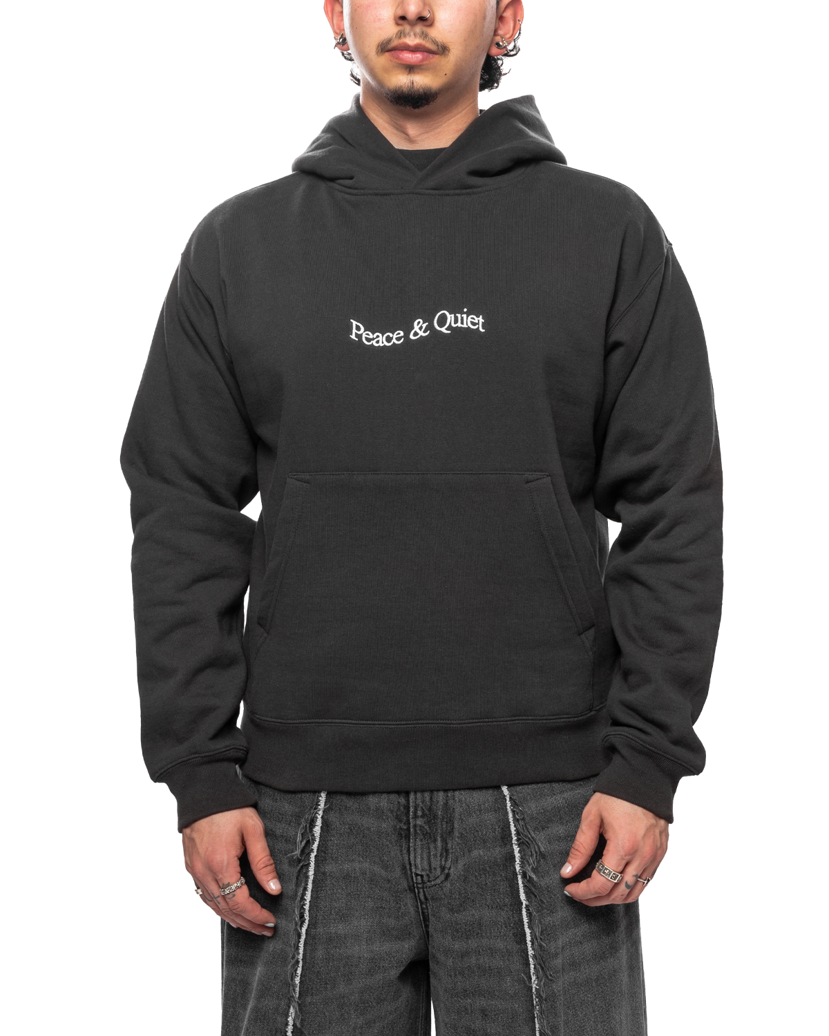 Museum of Peace & Quiet Wordmark Hoodie Black – LIKELIHOOD