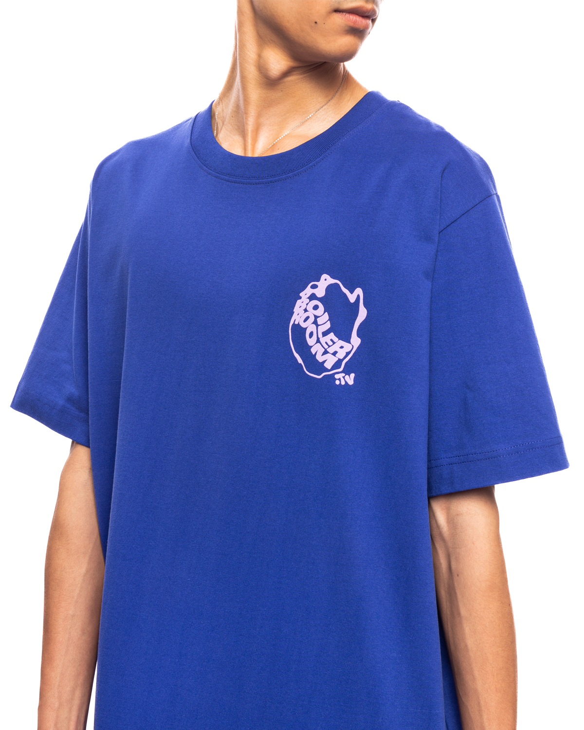 Boiler Room Waved Logo T-Shirt Blue – LIKELIHOOD