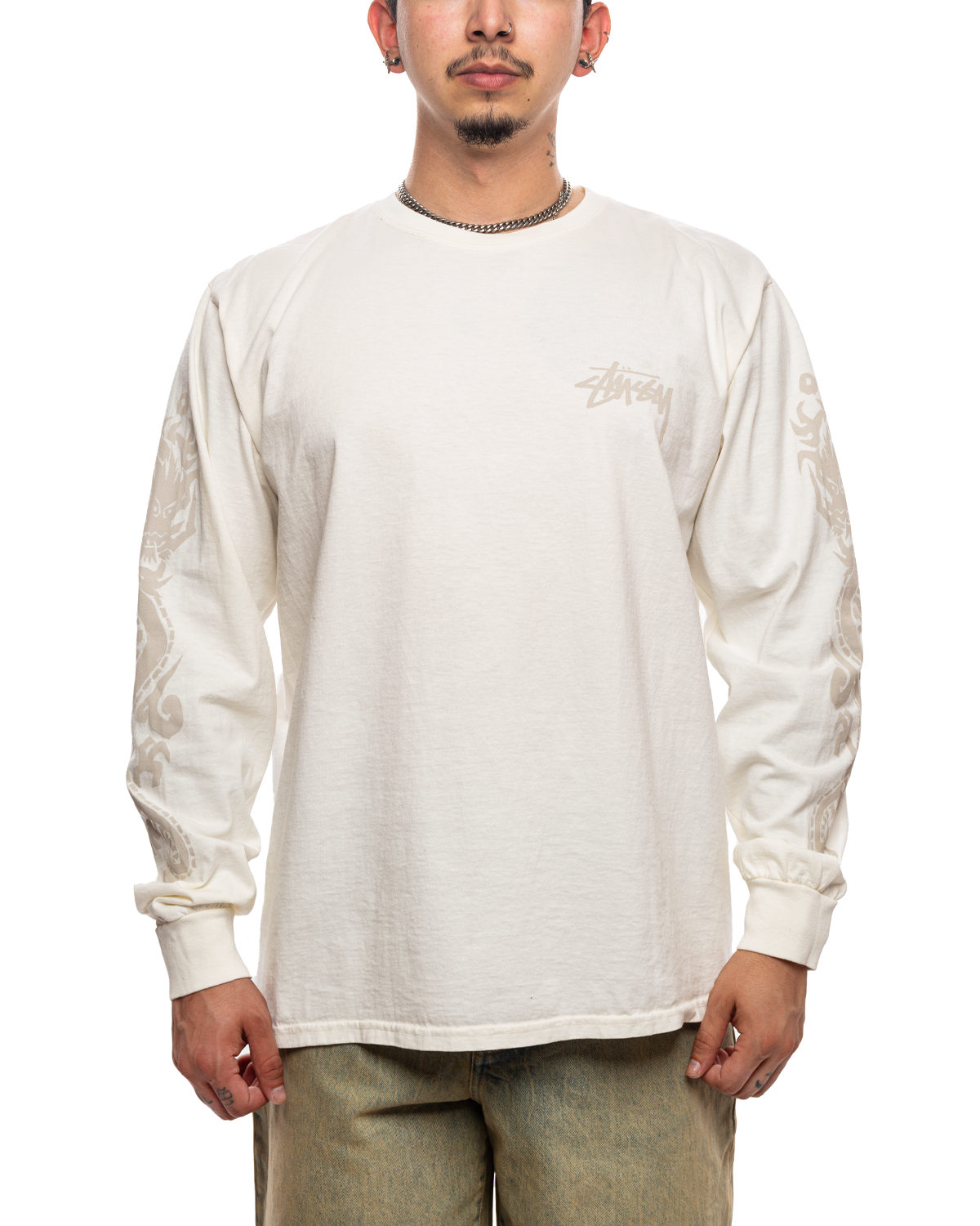 Stussy Dragons Pigment Dyed LS Tee 