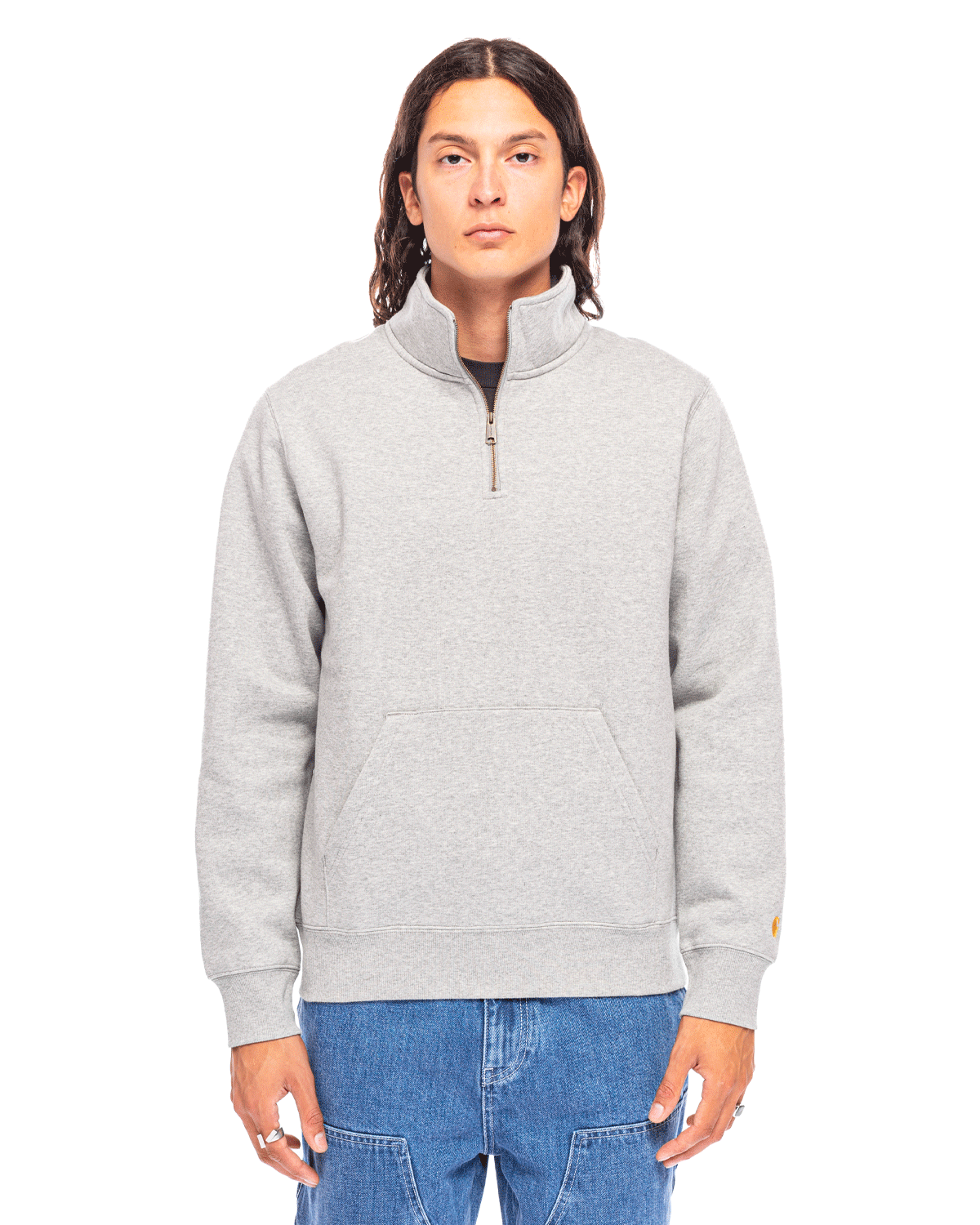 Chase Neck Zip Sweatshirt Grey Heather - Likelihood – LIKELIHOOD