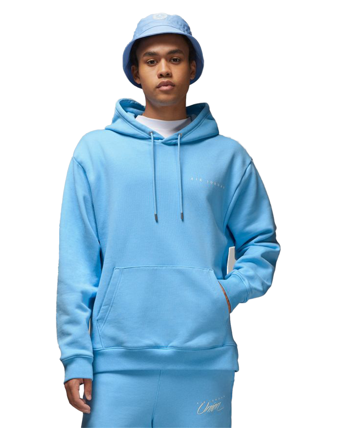 Union x Jordan Fleece Hoodie Cobalt Pulse/Coconut Milk