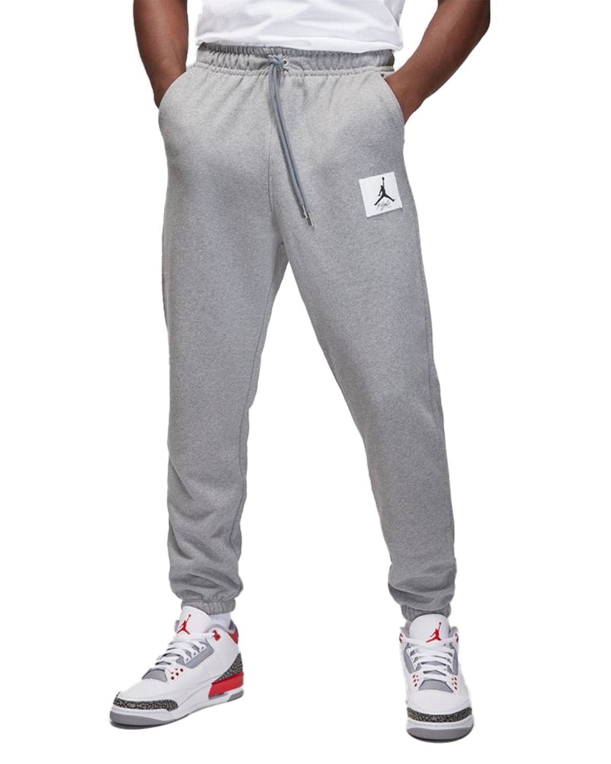 Jordan Flight Fleece Pants Carbon Heather/Sail – LIKELIHOOD