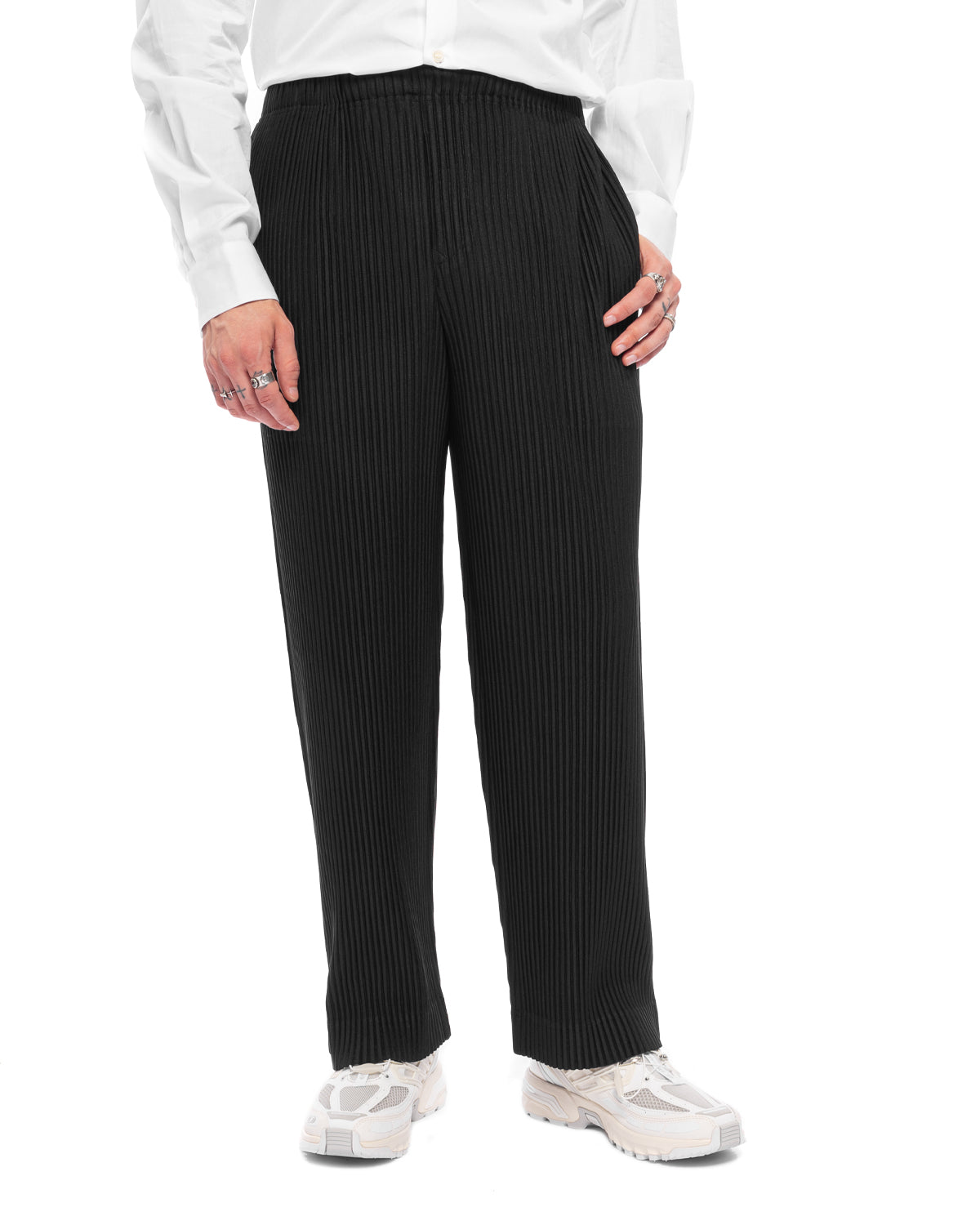 MC January Loose Fit Straight Pants Black (no.15) – LIKELIHOOD