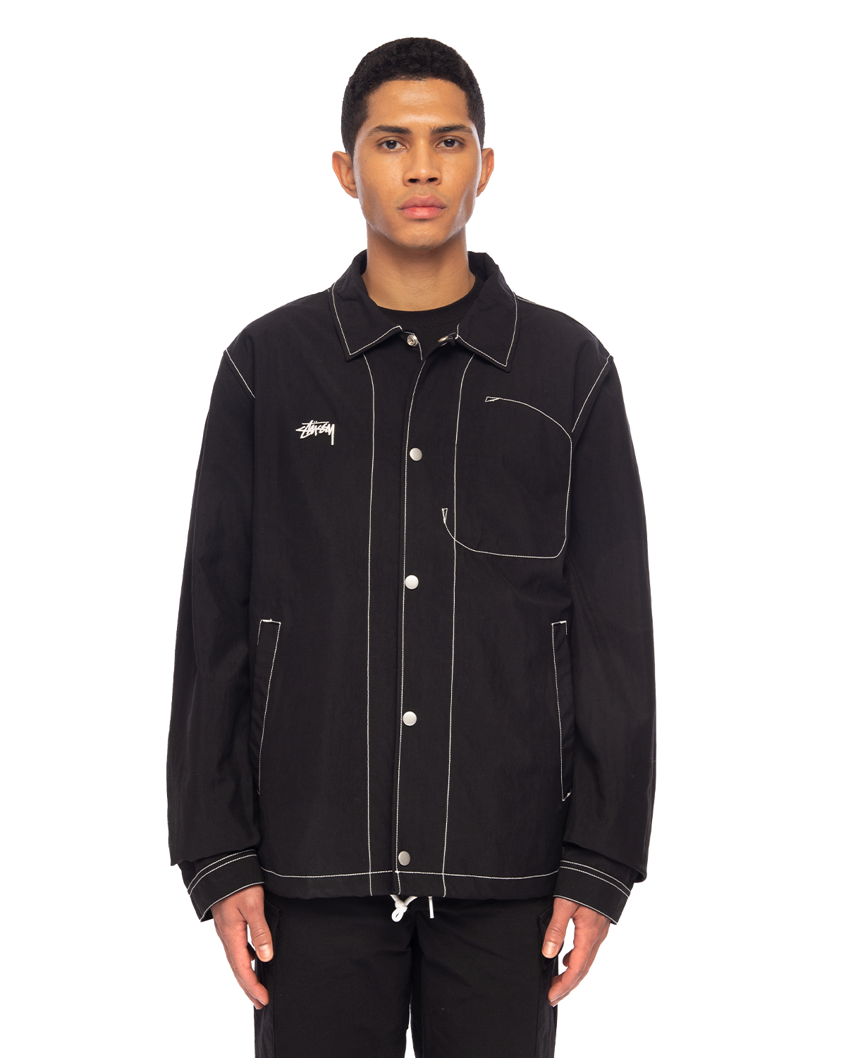 Nylon Folsom Jacket Black