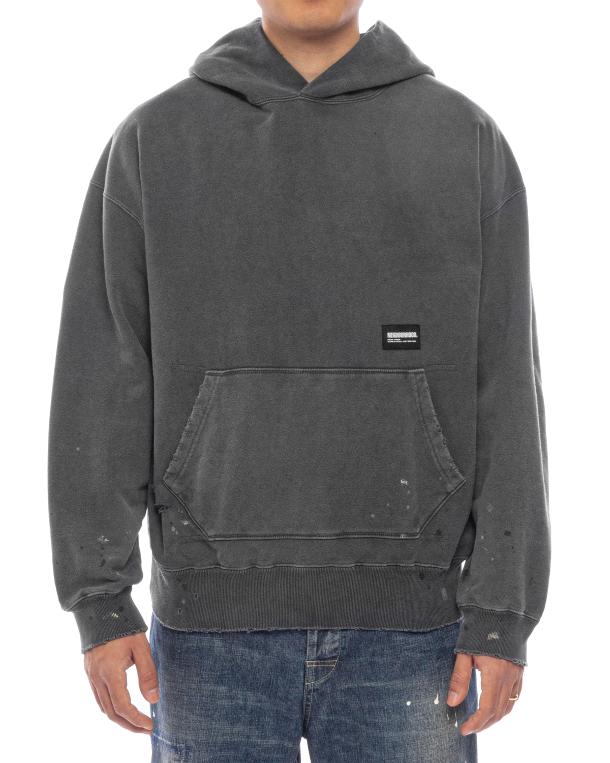 Damage Sweatparka LS Gray