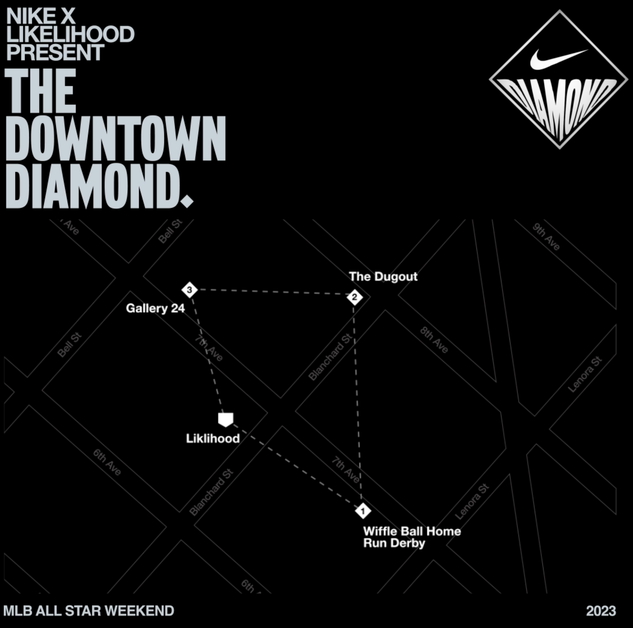 Nike x LIKELIHOOD Present The Downtown Diamond
