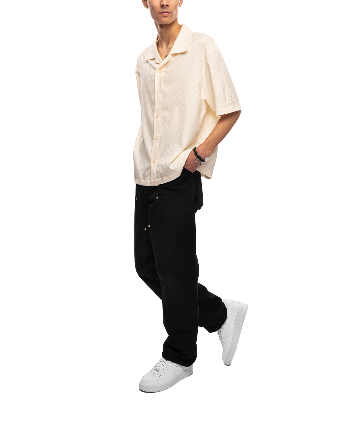 Jordan Essentials Short Sleeve Shirt Pale Ivory