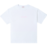Checkerboard T-Shirt White/Pink