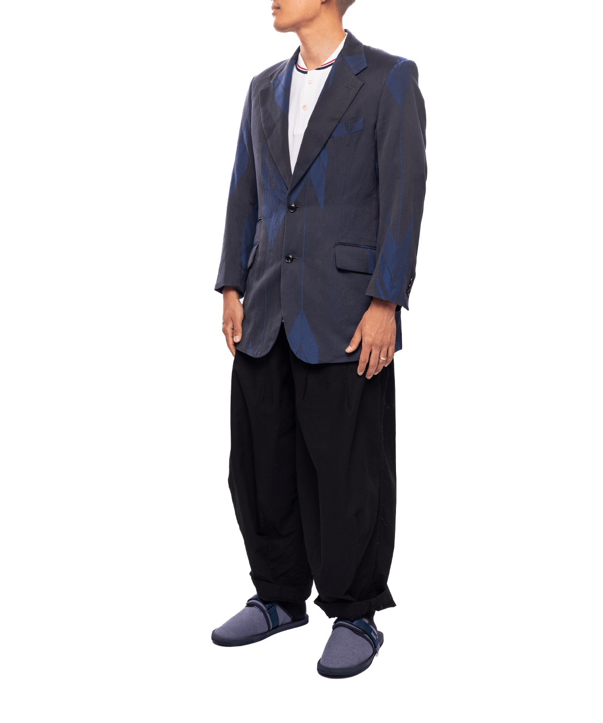 2B Jacket - C/L Kimono Jq Blue Arrow - LIKELIHOOD