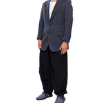 2B Jacket - C/L Kimono Jq Blue Arrow - LIKELIHOOD