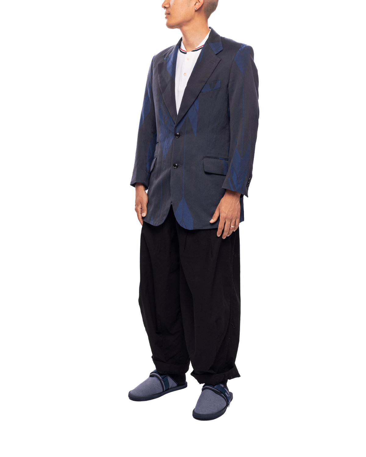 2B Jacket - C/L Kimono Jq Blue Arrow - LIKELIHOOD