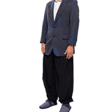 2B Jacket - C/L Kimono Jq Blue Arrow - LIKELIHOOD