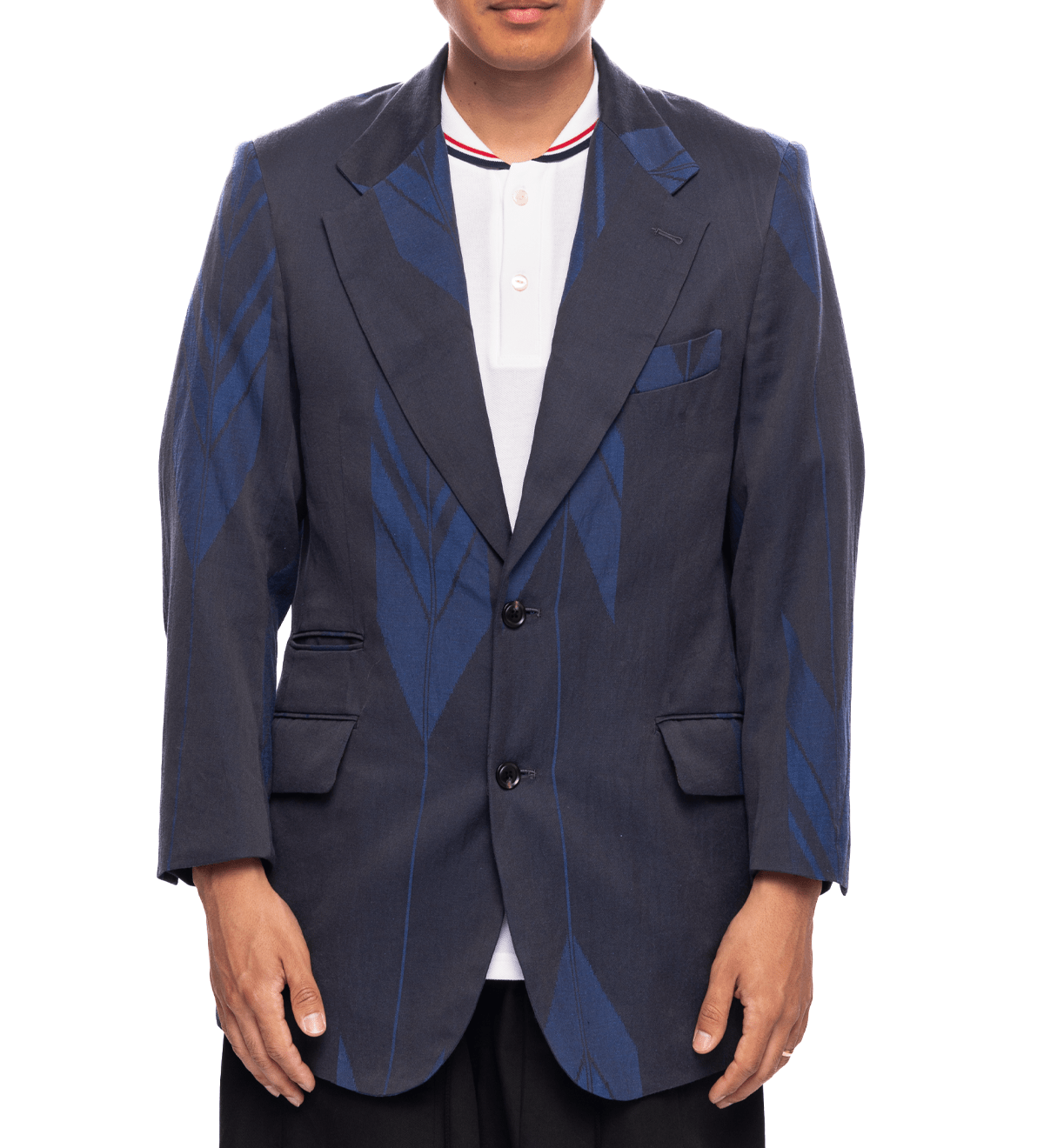 2B Jacket - C/L Kimono Jq Blue Arrow - LIKELIHOOD