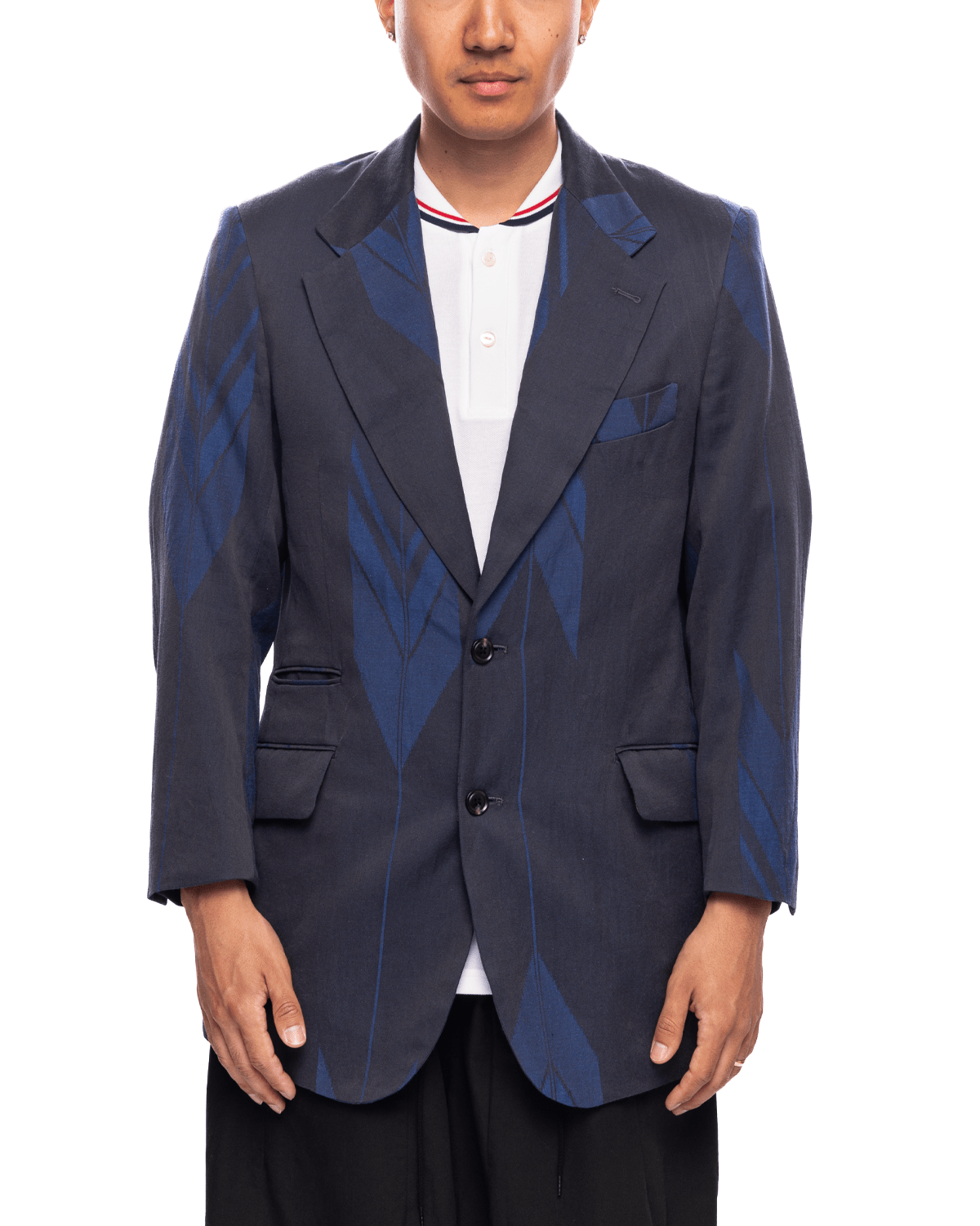 2B Jacket - C/L Kimono Jq Blue Arrow - LIKELIHOOD