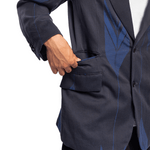 2B Jacket - C/L Kimono Jq Blue Arrow - LIKELIHOOD