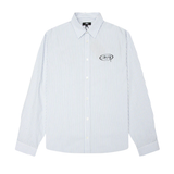 Standard LS Shirt Logo Blue Stripe