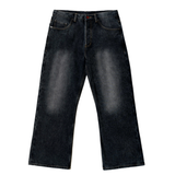 Flare Denim Washed Black