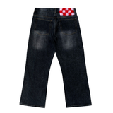 Flare Denim Washed Black