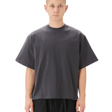 Signature Cropped Tee Charcoal