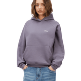 Classic Small Logo Hoodie Charcoal Grape