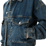Boxy Denim Trucker Blue