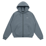 Classic Small Logo Zip Hoodie Granite