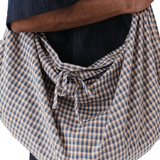 Three-way Checkered Bag Blue