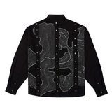 Detachable Oversized Shirt Black
