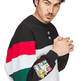 Willy Chavarria Crew Sweatshirt Black/White