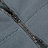 Classic Small Logo Zip Hoodie Granite