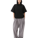 Signature Cropped Tee Black