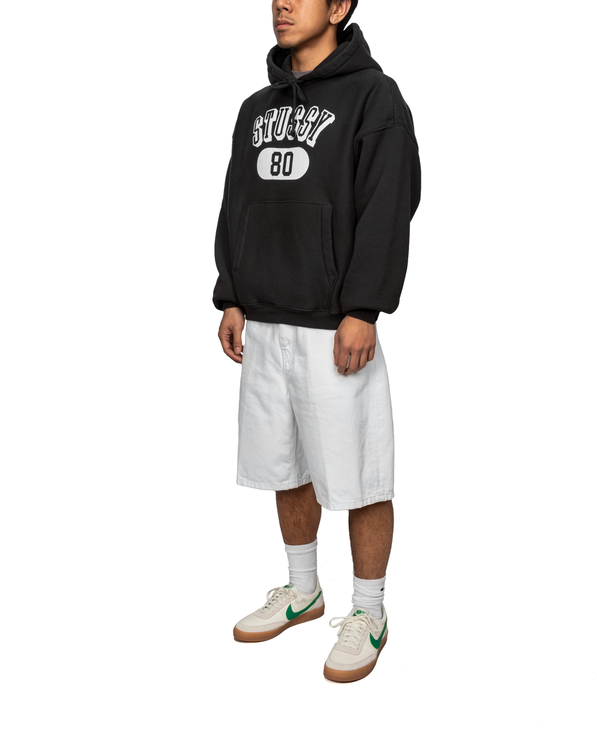 Stussy 80 Relaxed Hood Washed Black