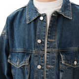 Boxy Denim Trucker Blue