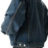 Boxy Denim Trucker Blue