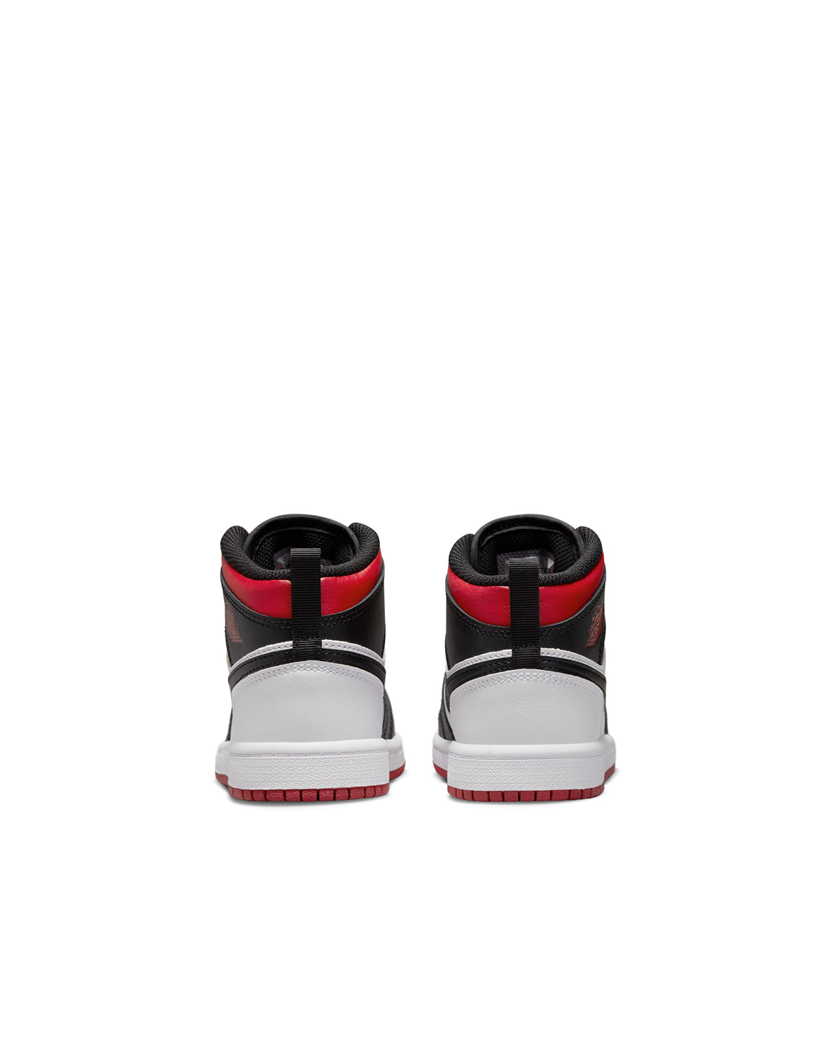 PS Jordan 1 Mid White/Gym Red/Black