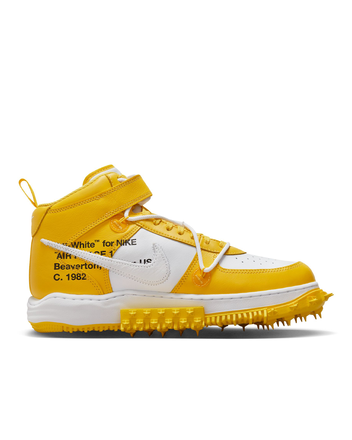Off-White x Air Force 1 Mid White/Varsity Maize