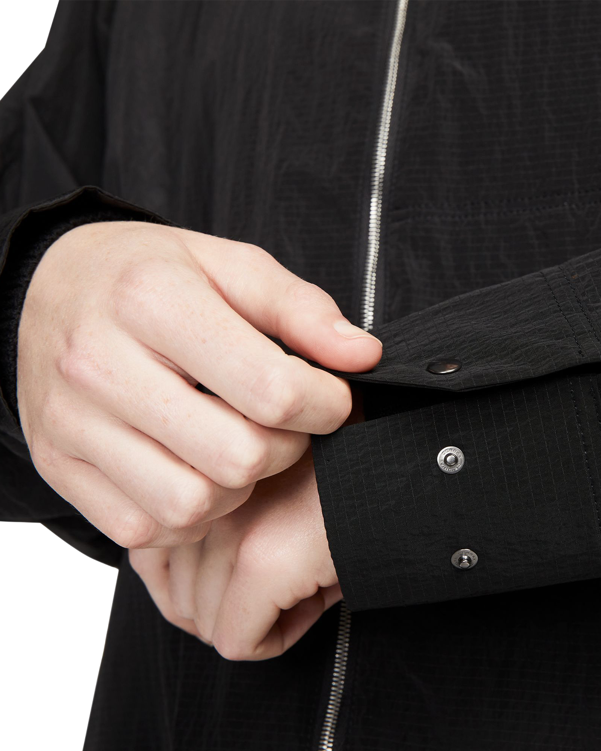 W ESC Woven Shirt Jacket Black