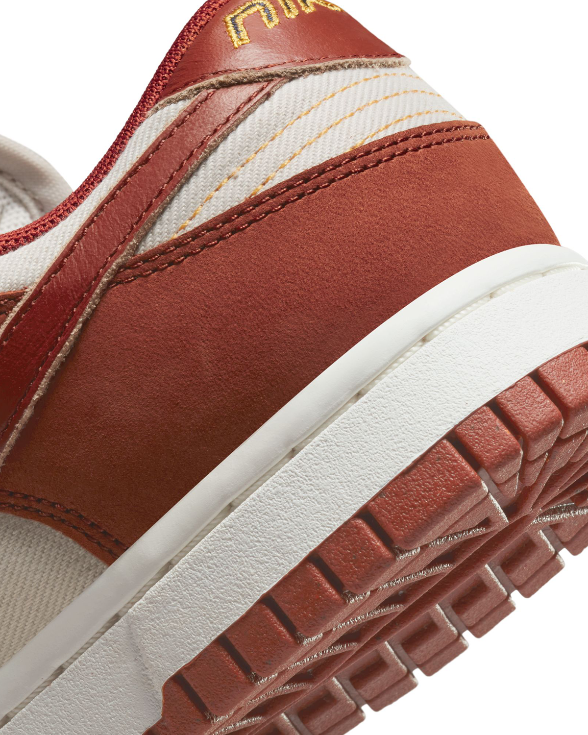 Wmns Nike Dunk Low LX NBHD Light Orewood Brown/Rugged Orange/Sundial