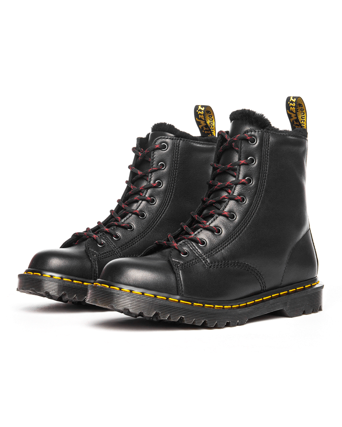 Barton Black Fur Lined