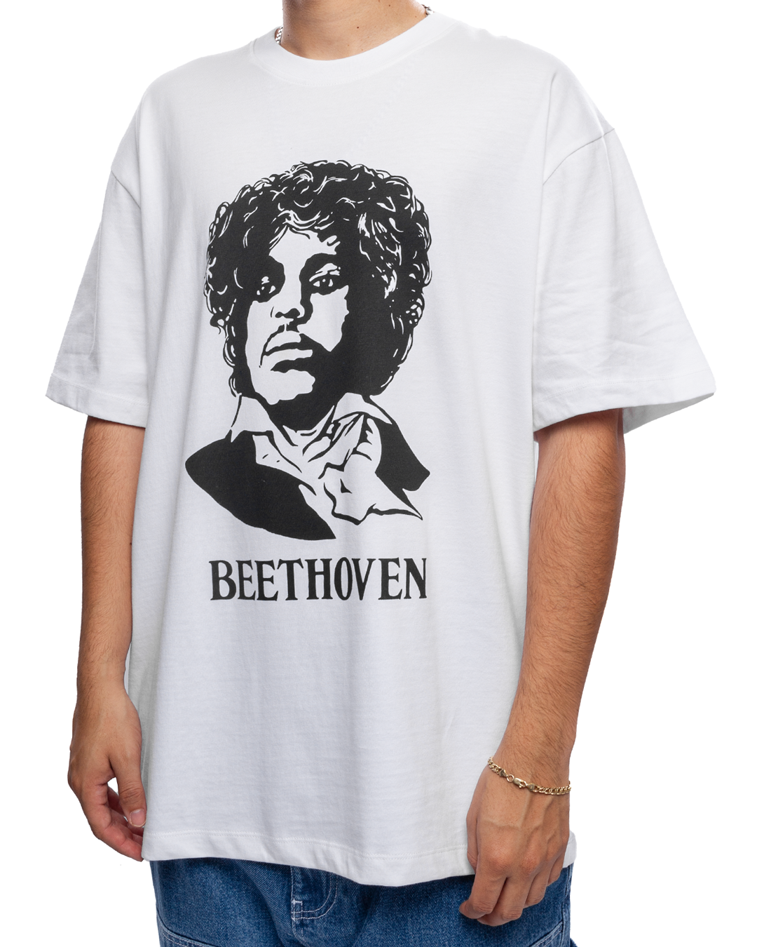 Beethoven SS Tee White