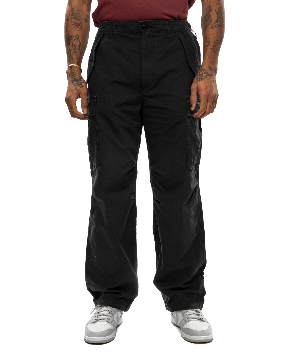 Military Cargo Pant Ripstop Black