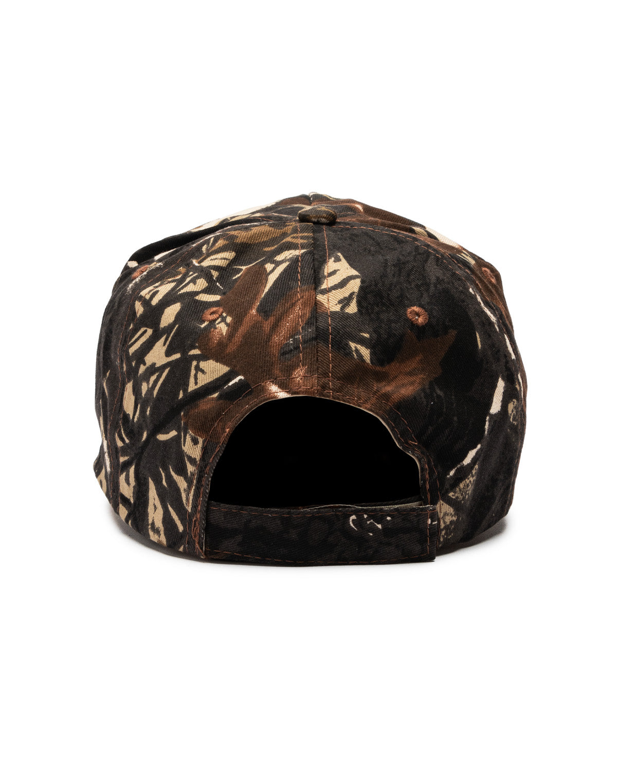 Metal Logo 5-Panel Hat Real Leaf Camo