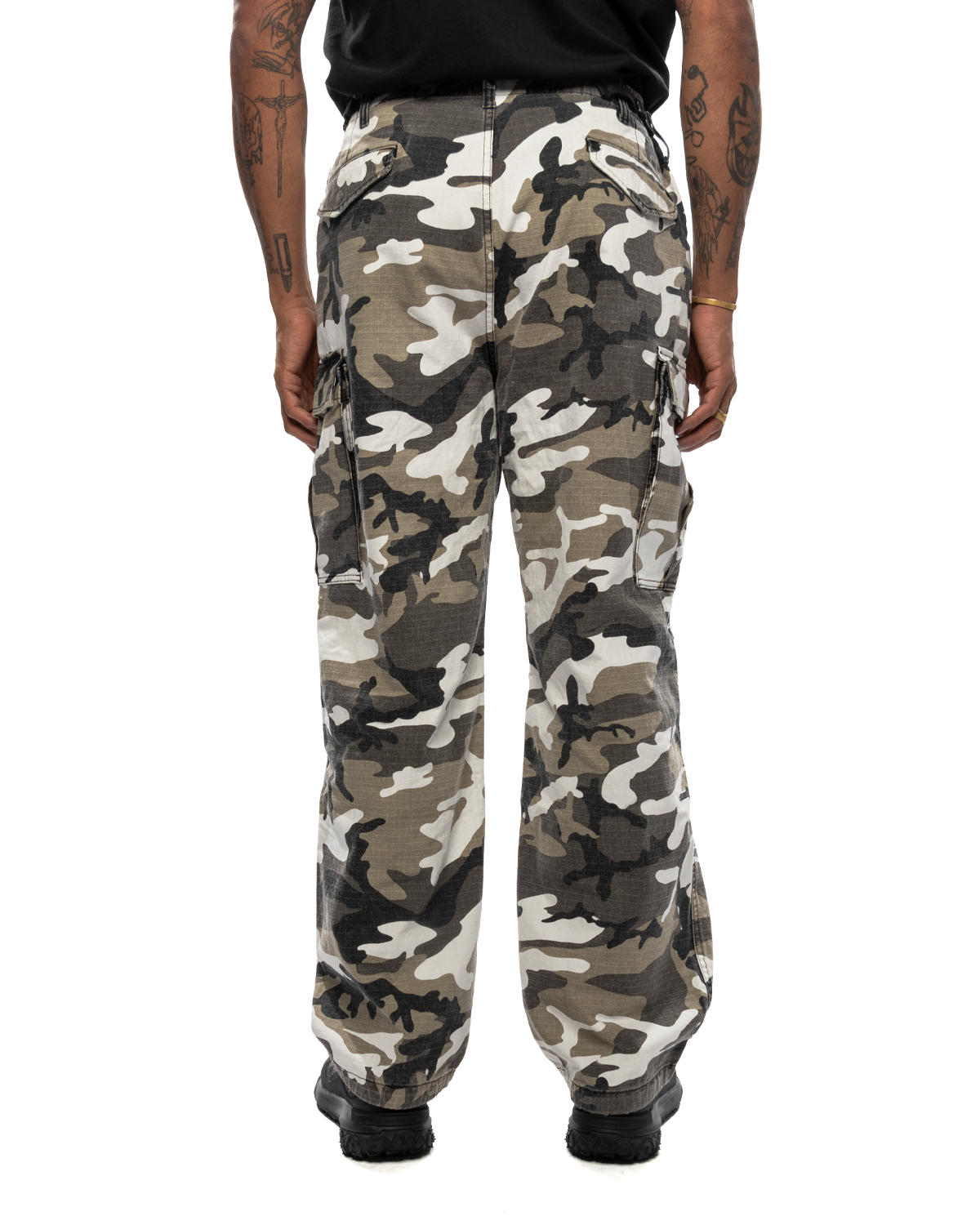 Military Cargo Pant Ripstop Snow Camo