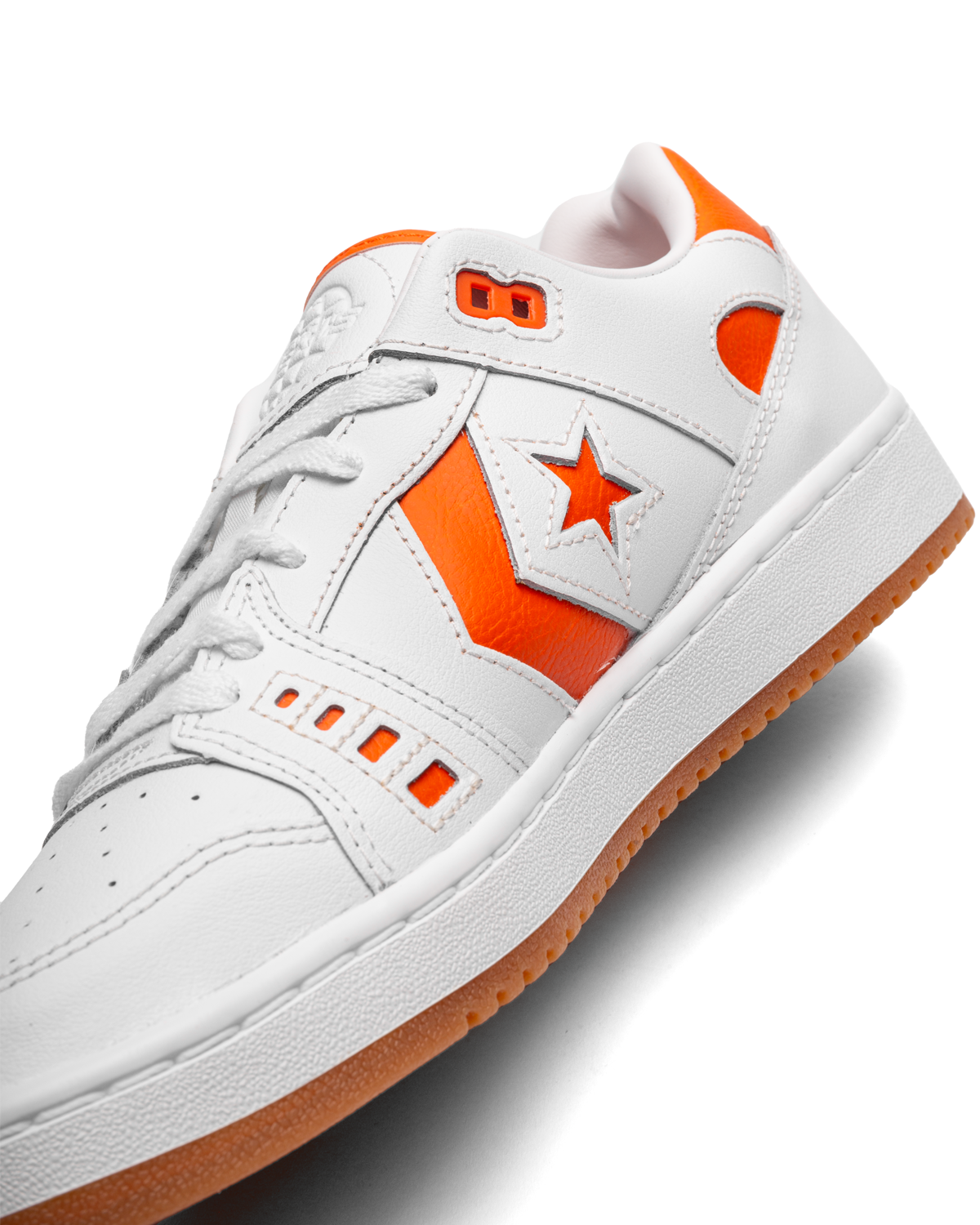 Cons AS-1 Pro Leather White/Orange/White