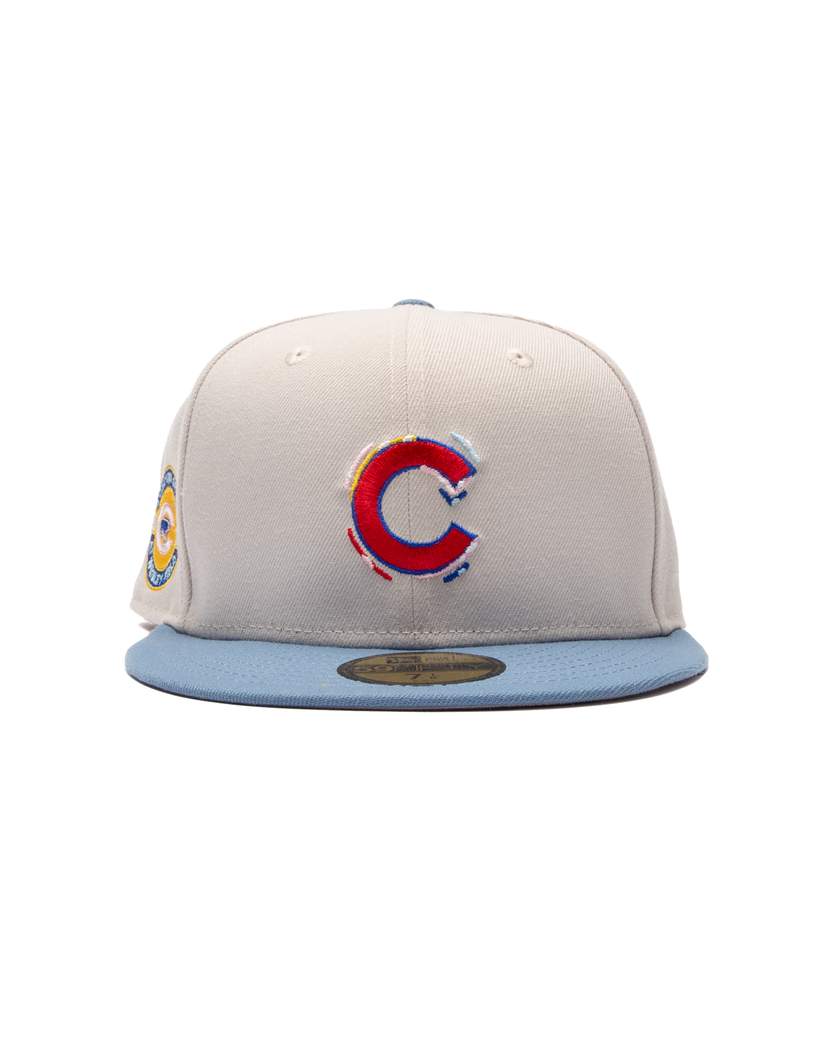 Chicago Cubs Color Brush Fitted Hat